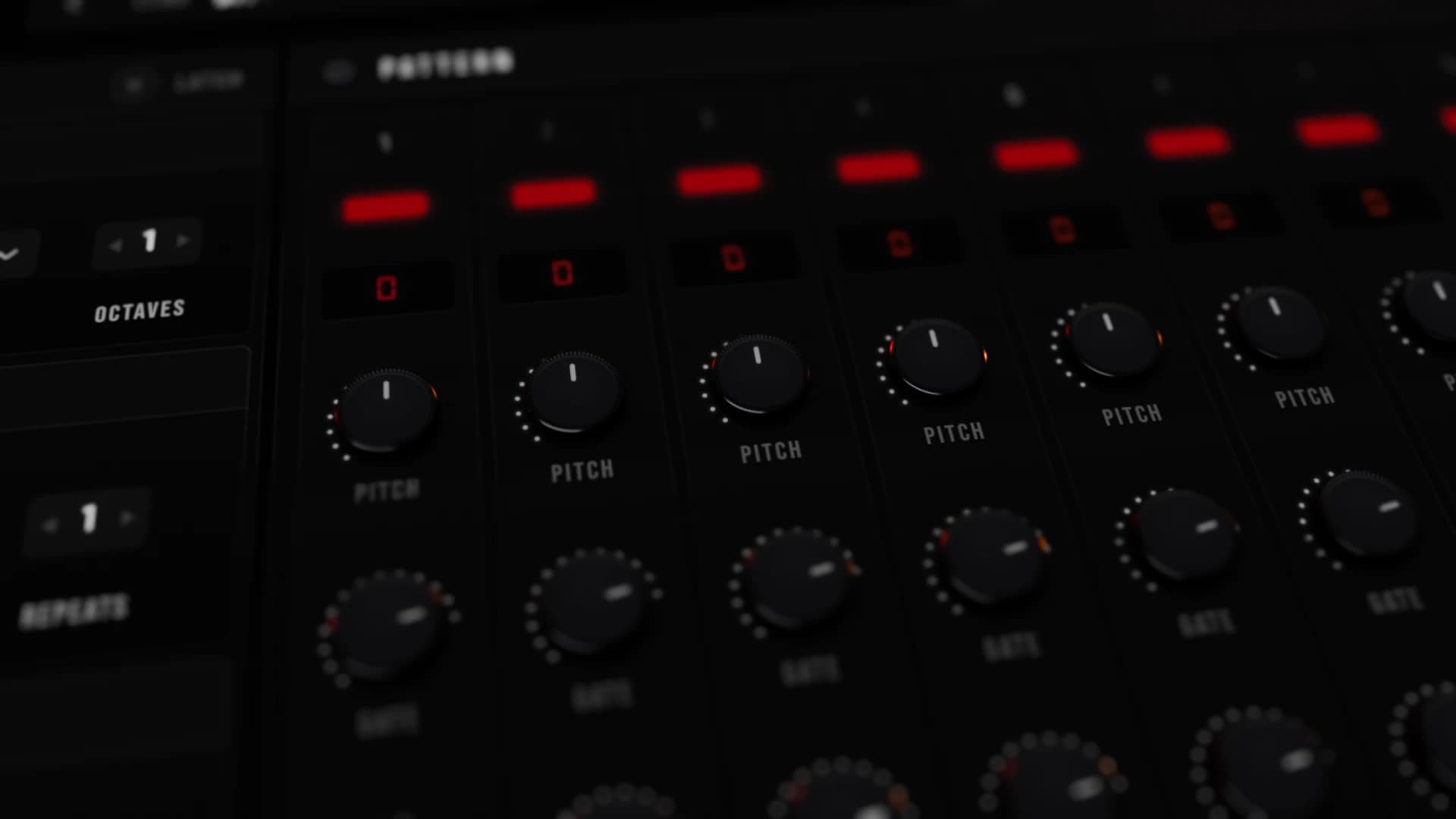 Nodium arpeggiator page