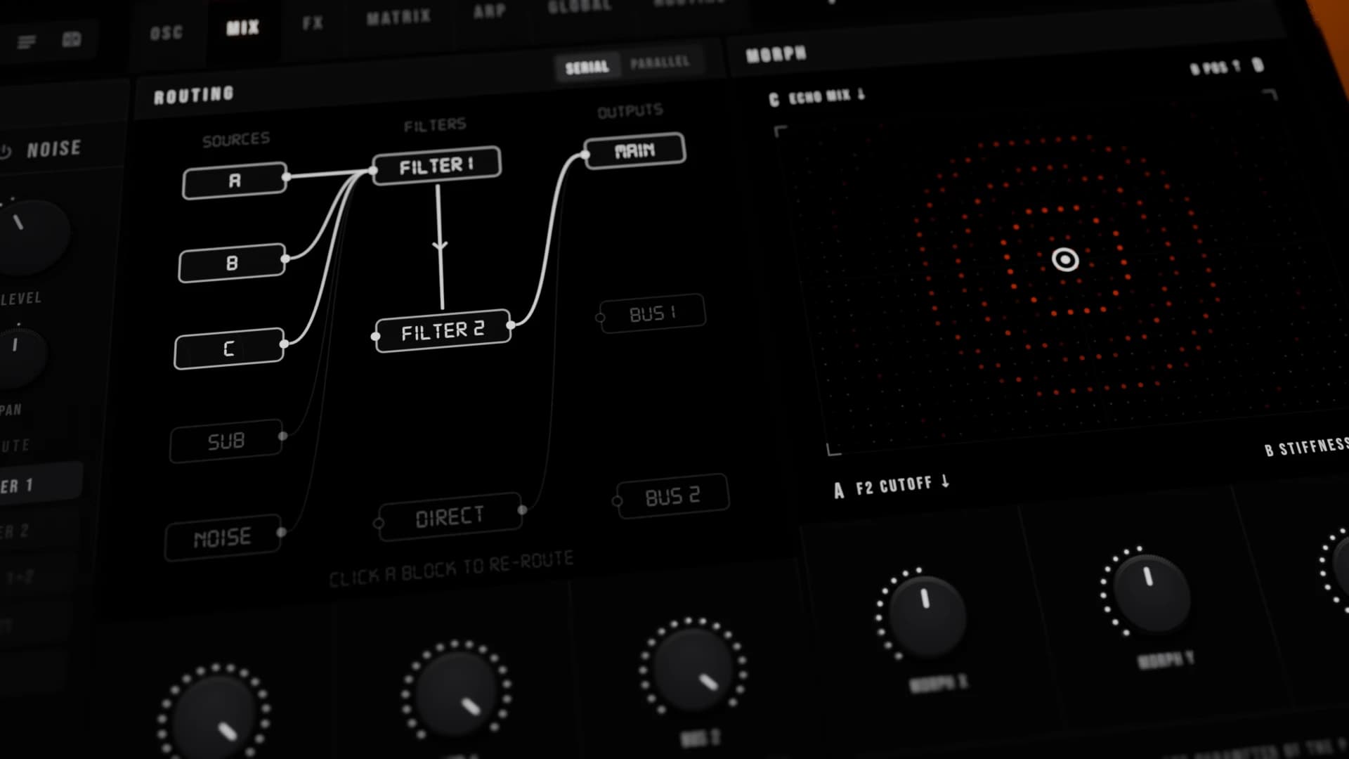 Nodium mix and morph page
