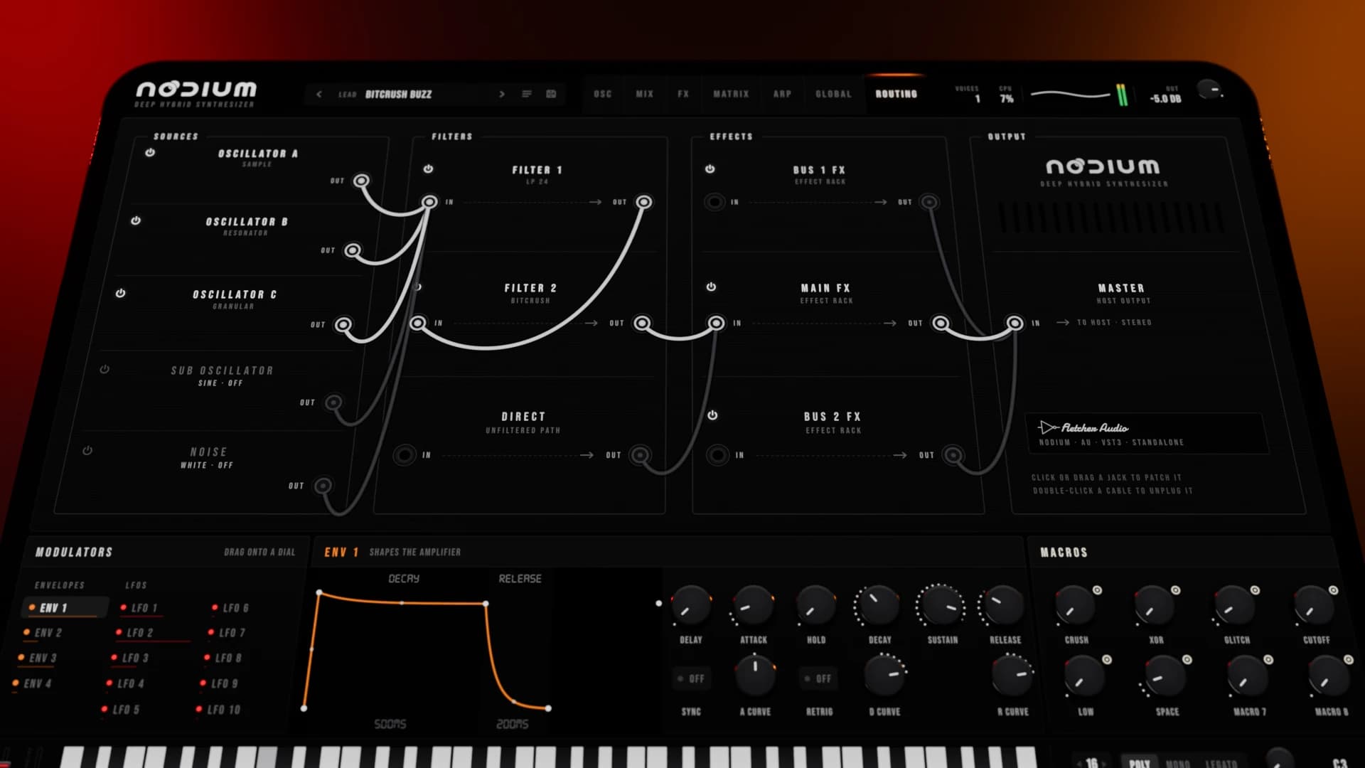 Nodium routing page