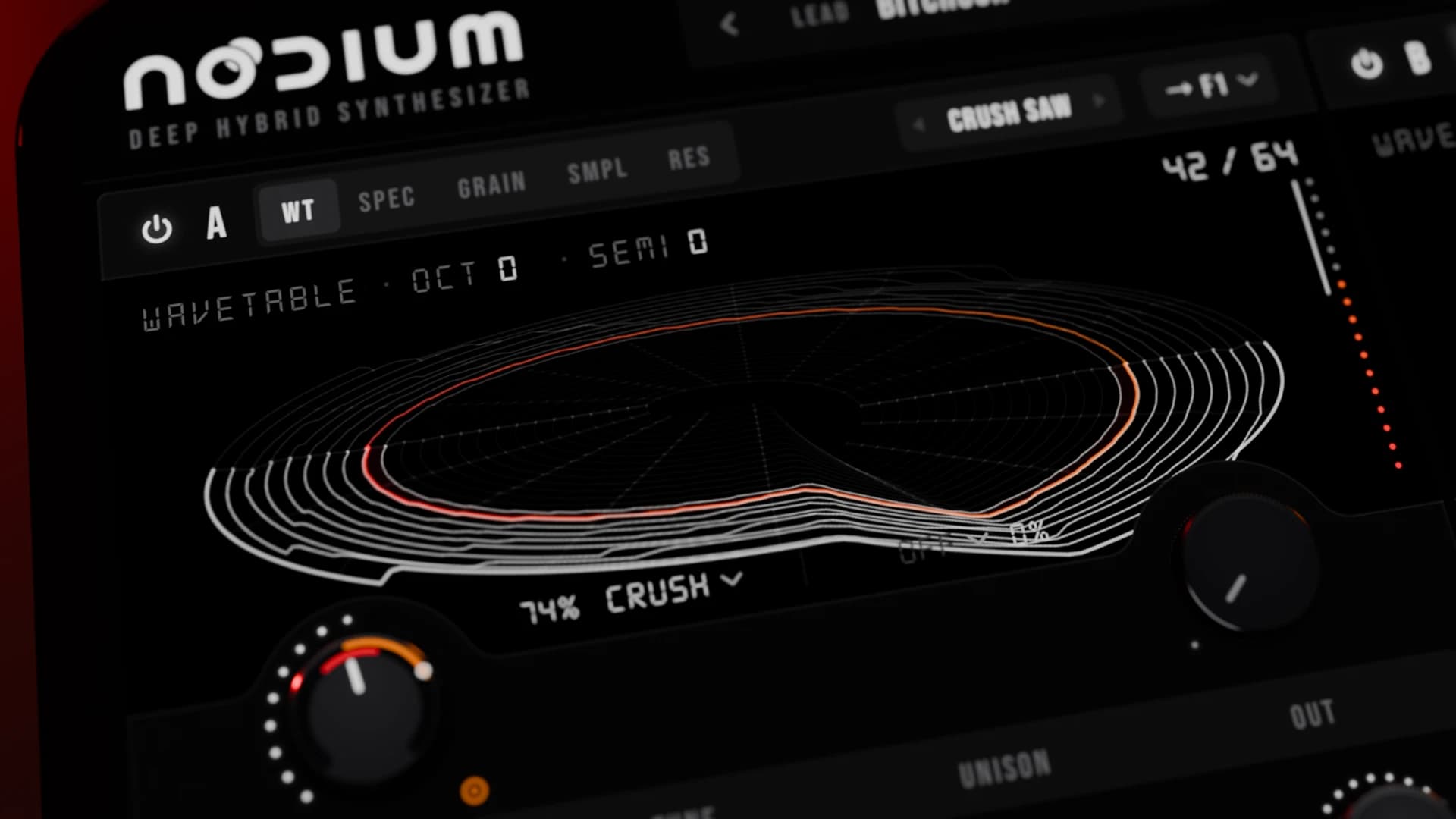 Nodium wavetable engine