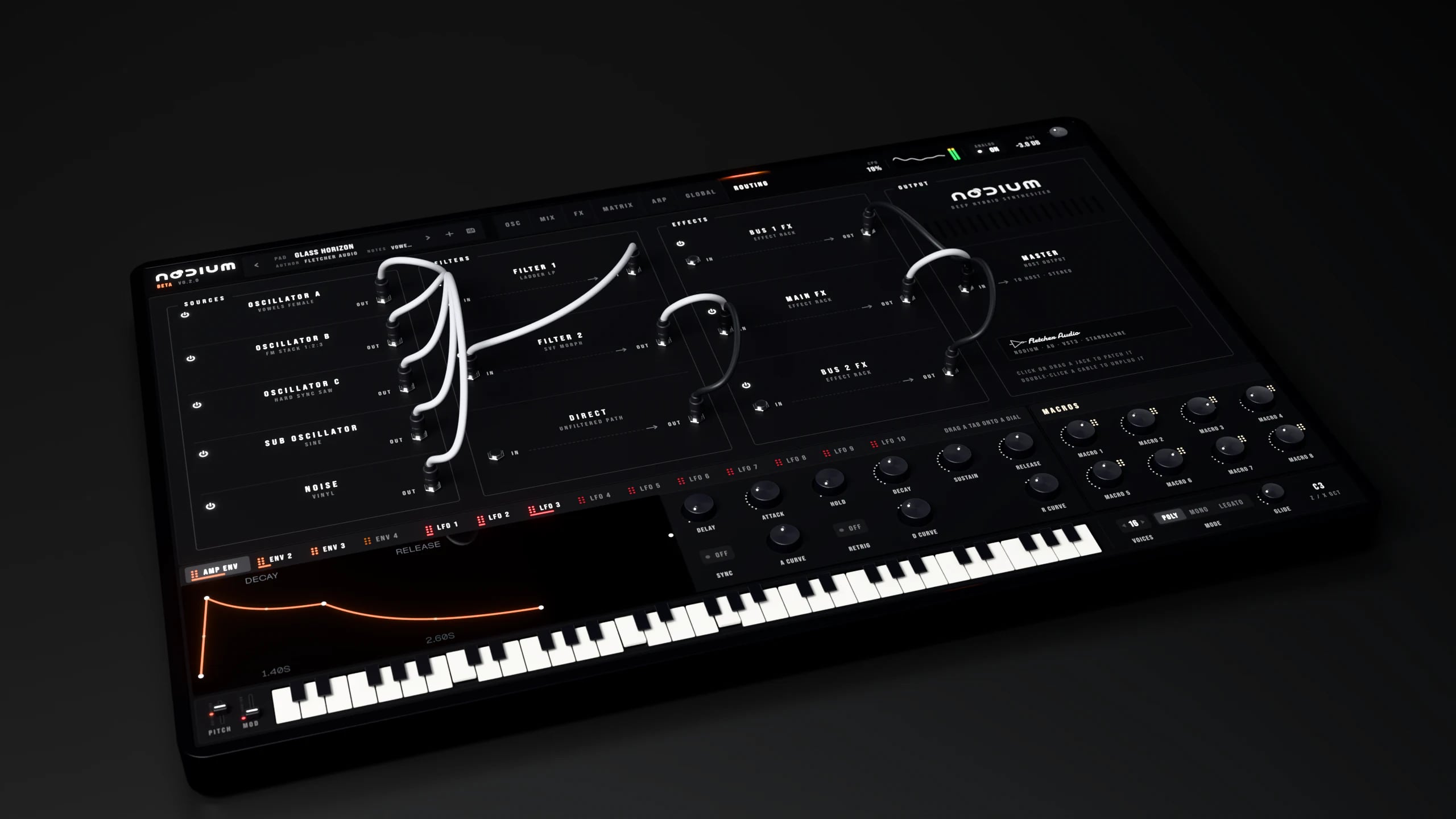 Nodium routing page render